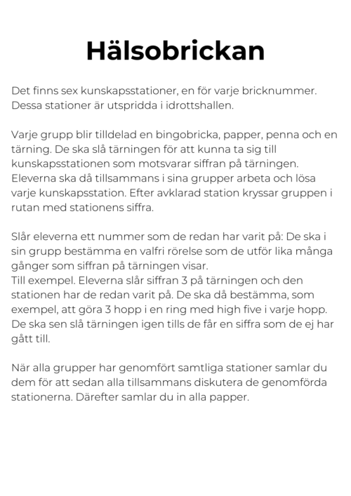 Hälsobrickan - Bild 2